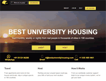 Tablet Screenshot of bestuniversityhousing.com